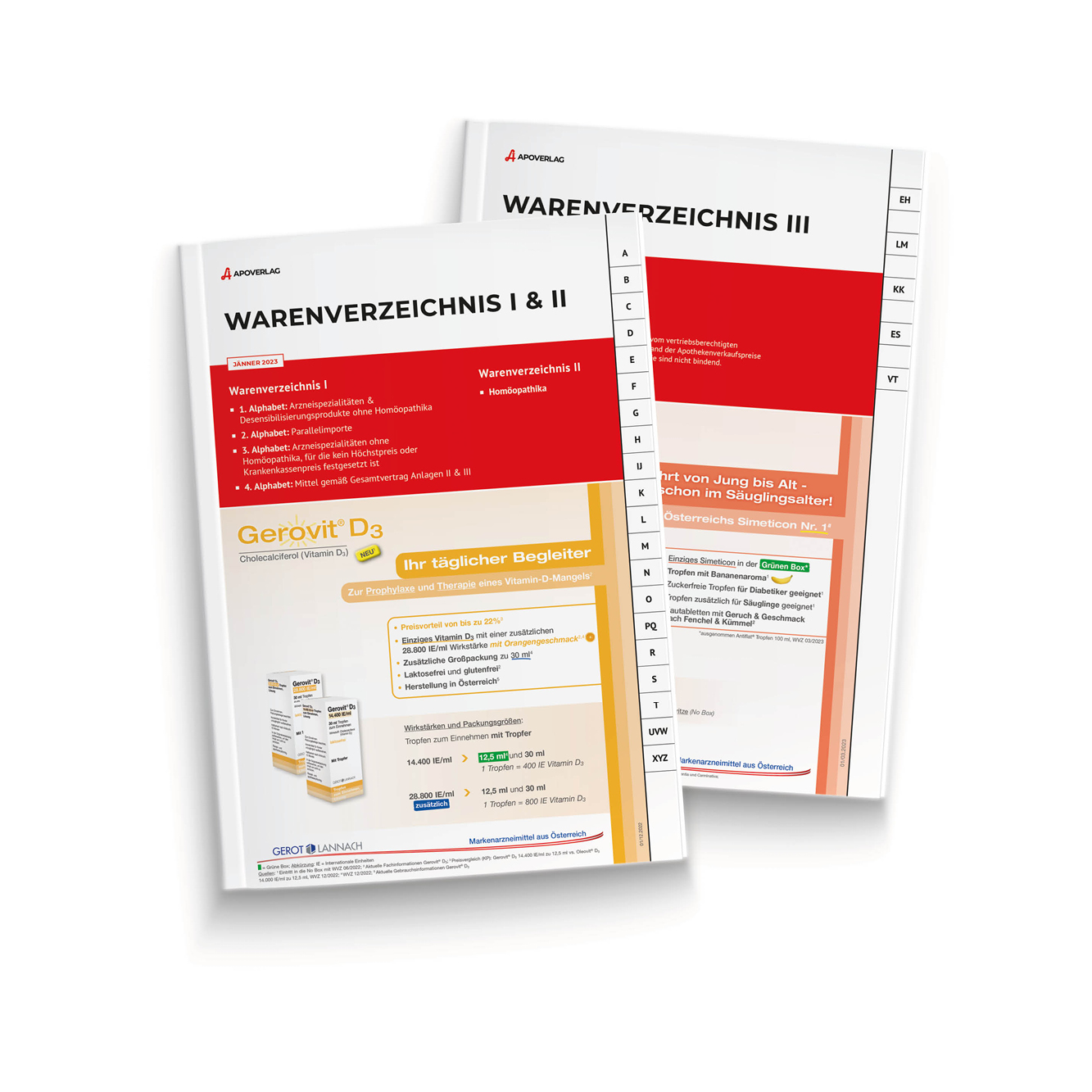 Warenverzeichnis Bände I-III im Abonnement Warenverzeichnis Bände I-III im Abonnement
