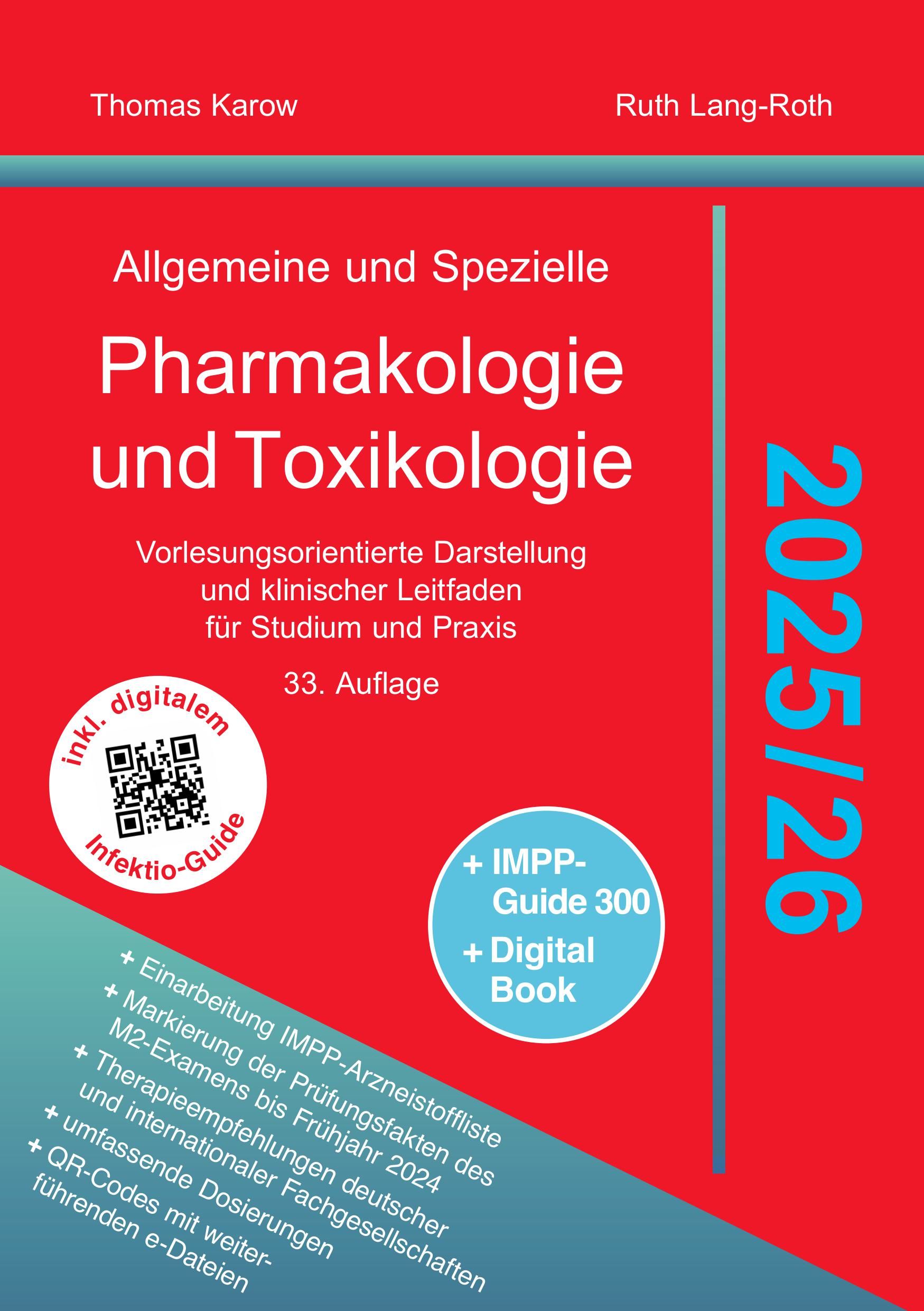 Allgemeine und spezielle Pharmakologie und Toxikologie 2025/26