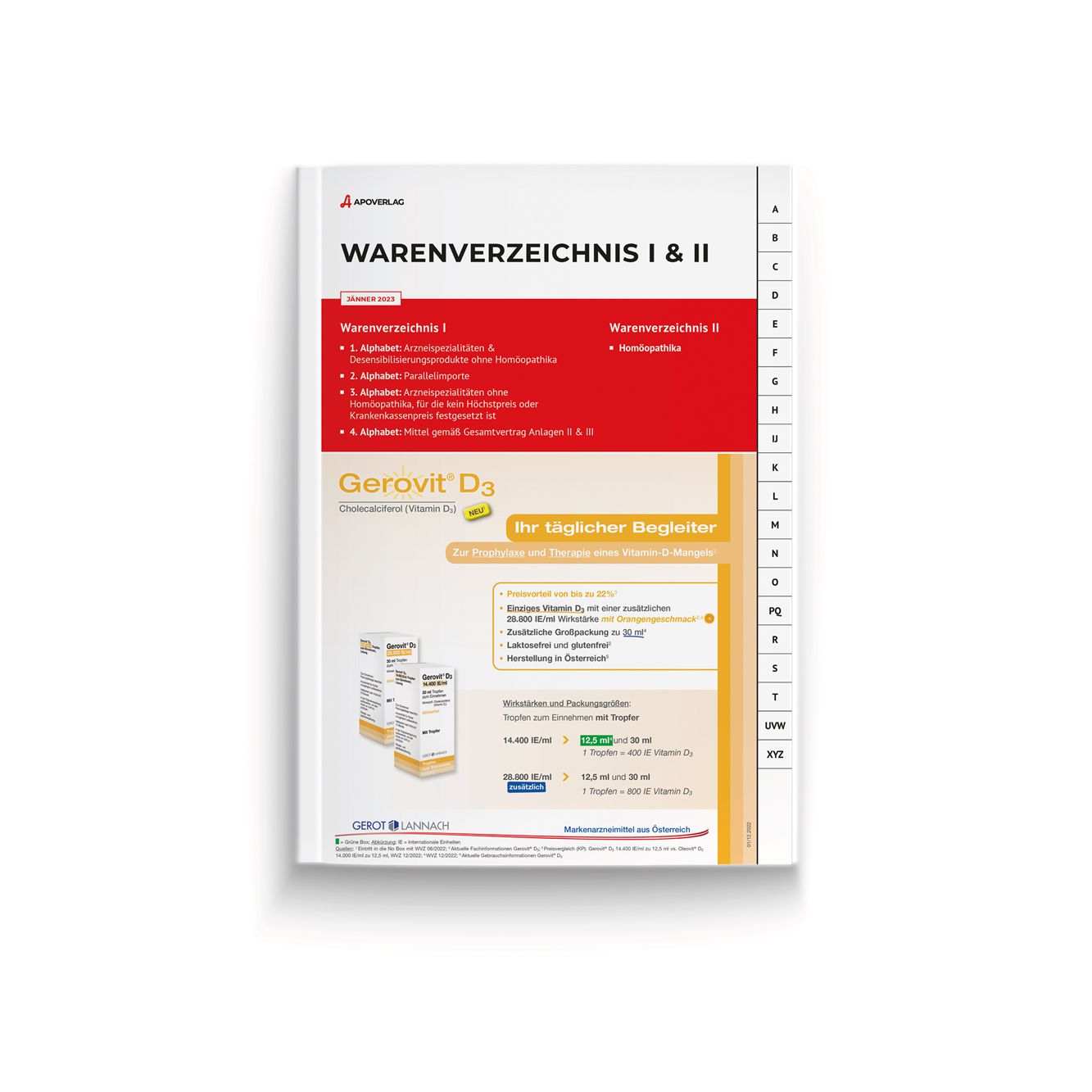 Warenverzeichnis 2025 GLS